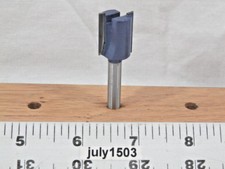 (1) NEW  5/8" D Hinge Mortising Carbide Tipped Router Bit 1/4" Shank 2 Flute zm