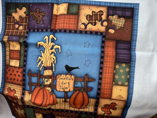 Pumpkin Hollow Panel~by Leslie Beck~V.I.P. Fabrics~Cranston Print Works - Picture 6 of 7