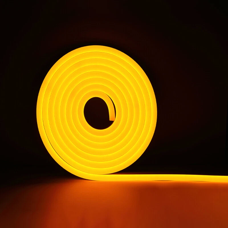 32.8ft 12V Flexible LED Neon Light Strip Waterproof Silicone Tube Boat Car Decor