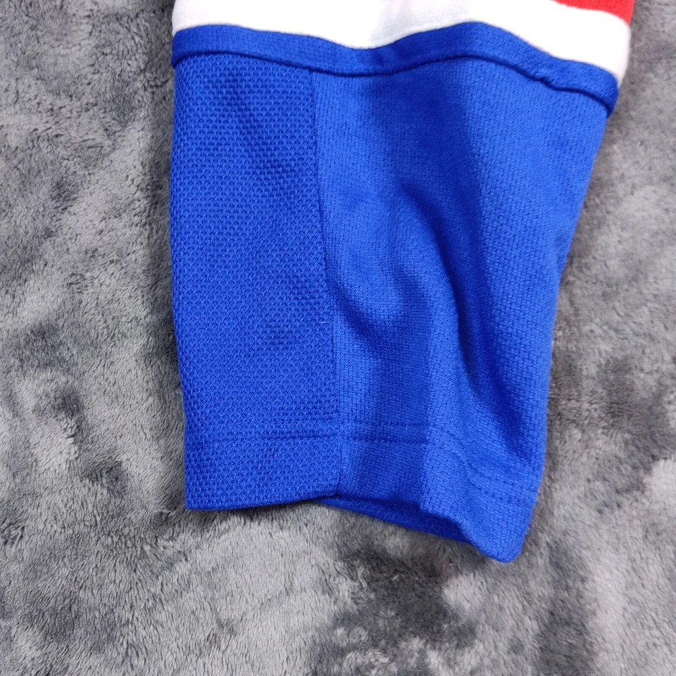 Camiseta Reebok New York Rangers #61 Rick Nash Juvenil Talla L/XL Azul Cosida Foto 4 de 4