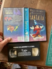 CASSETTE VIDEO VHS DESSIN ANIME DISNEY GRANDS CLASSIQUES fantasia insolé