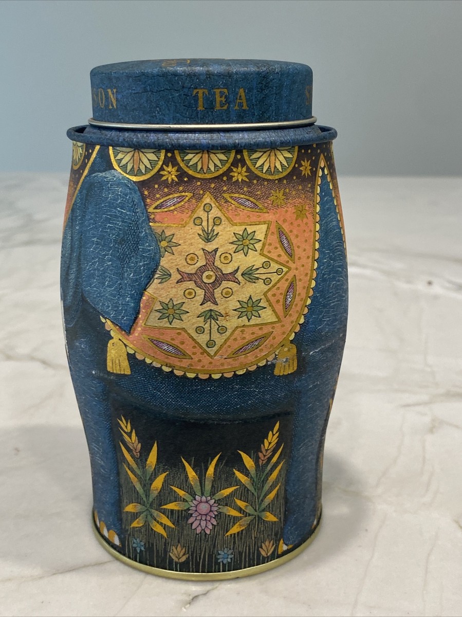 Williamson & Magor England ELEPHANT Collectible Tea Tin Box Empty