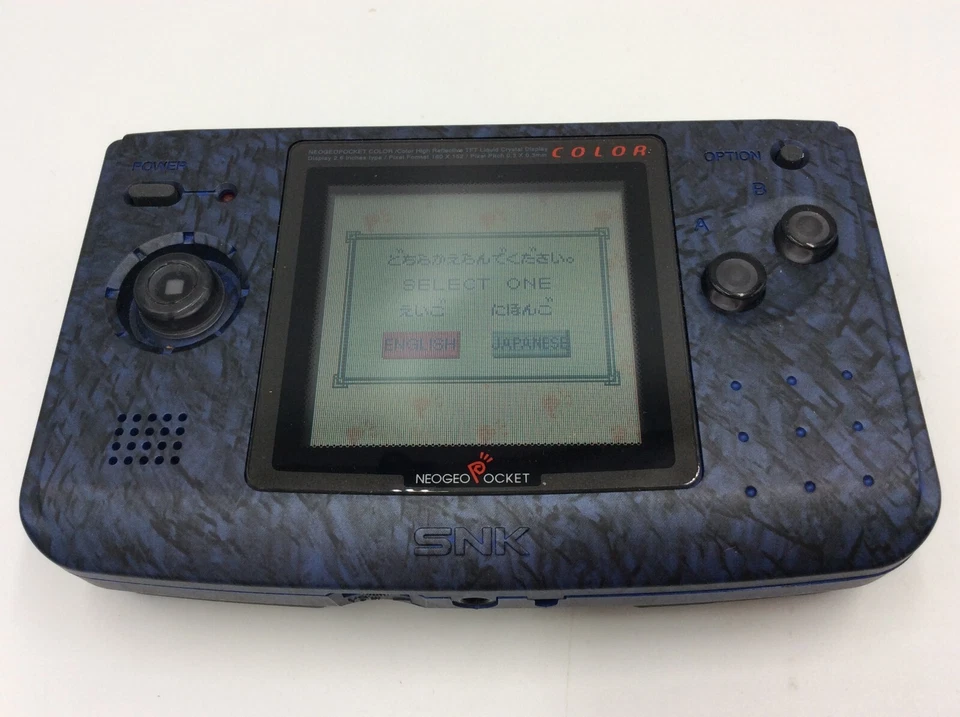 Neo Geo Pocket Color SNK Console Stone Blue - Photo 4/4