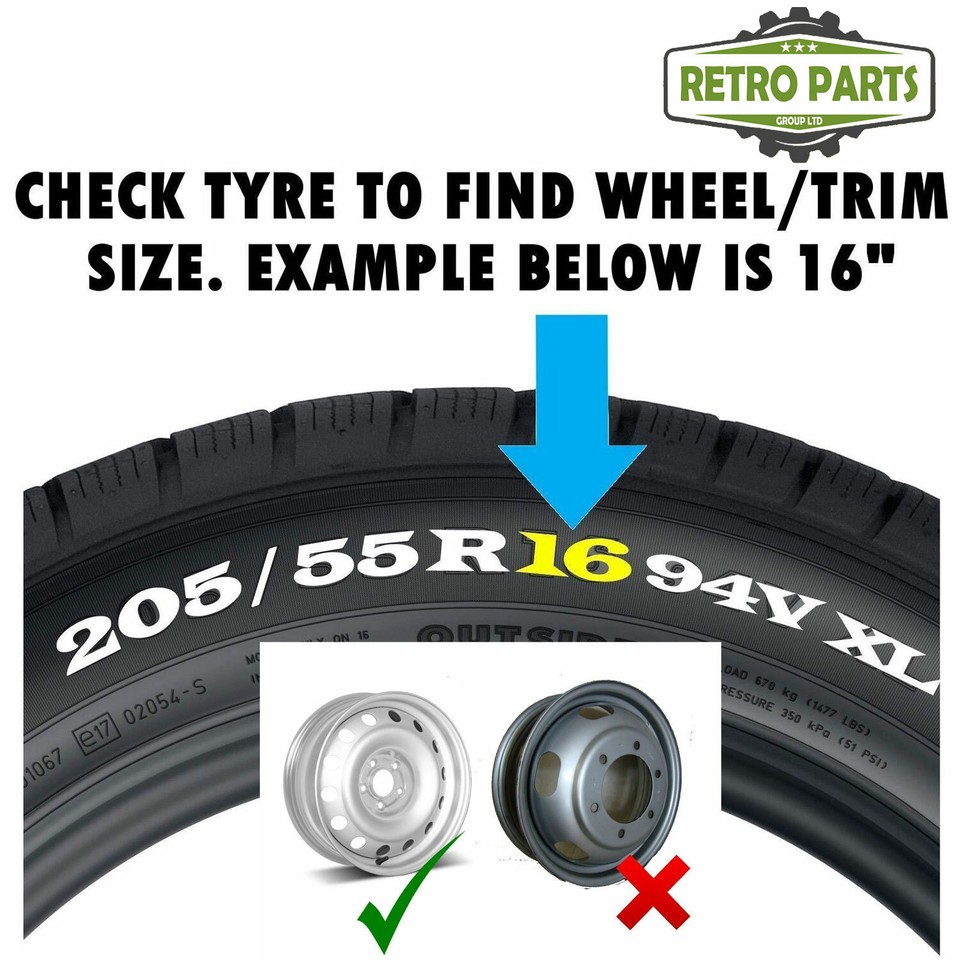 15 inch Spoke Deep Dish Van Wheel Trims for Toyota Vans Hub Caps Covers