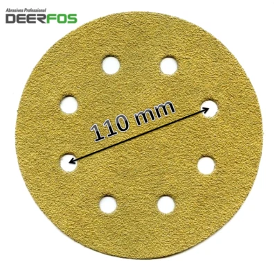 180 mm 8 HOLE Sanding Discs DEERFOS Pads 7" fits WORKZONE 750W Grits P40-P240