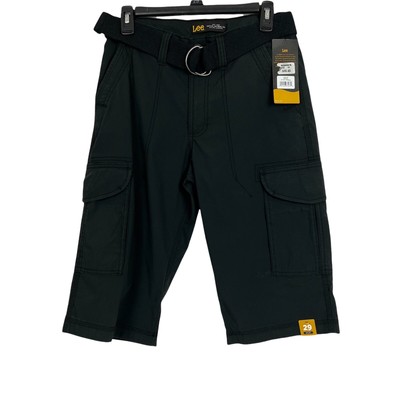 lee comfort stretch cargo shorts, large 