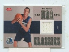 Nick Fazekas 2007-08 Fleer NBA classic materials Rookie Jersey Relic TT-NF