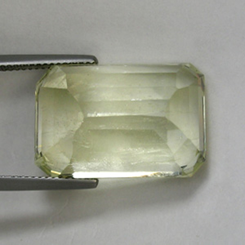 39.72 ct AWESOME UNTREATED GLOW YELLOW NATURAL KUNZITE SPOUDMAN EMERALD Cut PZ - Picture 2 of 2