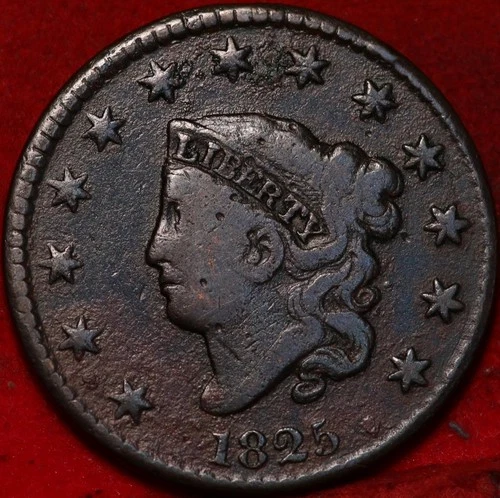 Photo of a 1825-P Large Cent from an eBay listing that sold on Jul 16, 2026