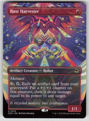 Rust Harvester (Borderless) Rare Edge of Eternities 310 MTG Near Mint 2025