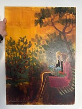 olio su tela firmato Eliano Fantuzzi