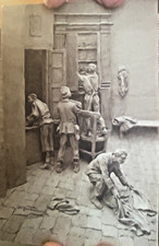 9 CARTOLINE con Vita di DON BOSCO sculture di Domenico Mastroianni anni '30-1905