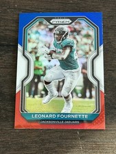 Leonard Fournette 2020 Panini Prizm #93 Red White & Blue - Jacksonville Jaguars