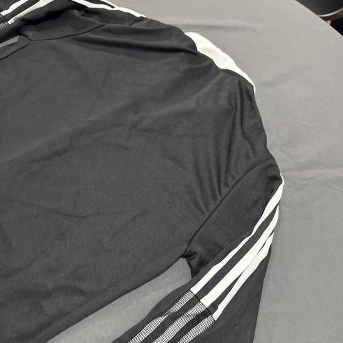 Adidas Men’s Track Jacket - Black & White Striped Full-Zip (Size S, Primegreen) - Picture 19 of 21