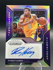 2020-21 Panini Prizm Robert Horry Sensational Signatures Silver Prizm Autograph