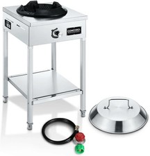 Concord Professional Vortex Burner Stainless Steel Commercial Wok Range Single B