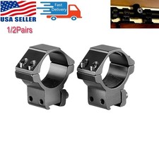 Tactical 30mm Scope Rings Mount Base Low Profile for 3/8" 11mm Dovetail Rail