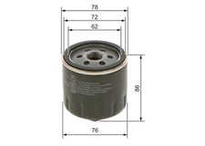 Ölfilter BOSCH AUDI A2 (8Z0) 1.4 0 451 103 318