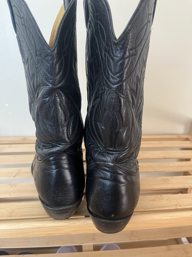 GREAT WESTERN 6951 BLACK COWBOY BOOTS SIZE 12 D Mens - Picture 4 of 7