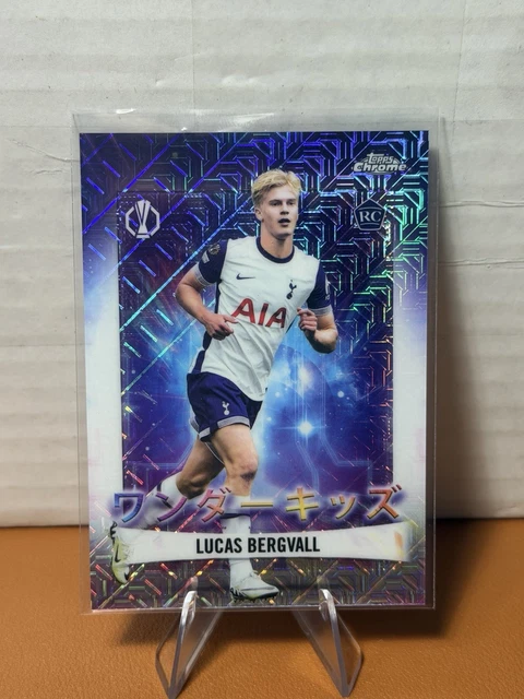 2024-25 Topps UEFA Club Competitions Lucas Bergvall Wonderkids Japan RC