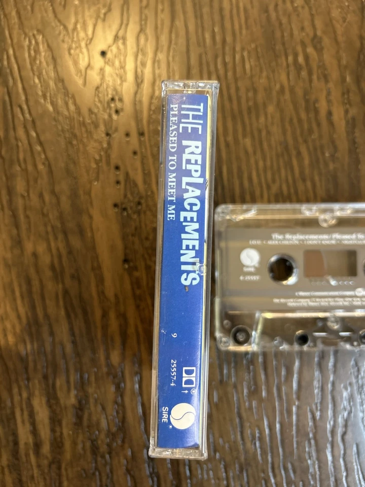The Replacements Pleased To Meet Me 1987 Cassette Sire 4-25557 VG+++ Foto 2 de 2
