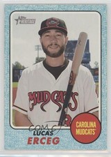 2017 Topps Heritage Minor League Edition Blue 91/99 Lucas Erceg #178 4l8