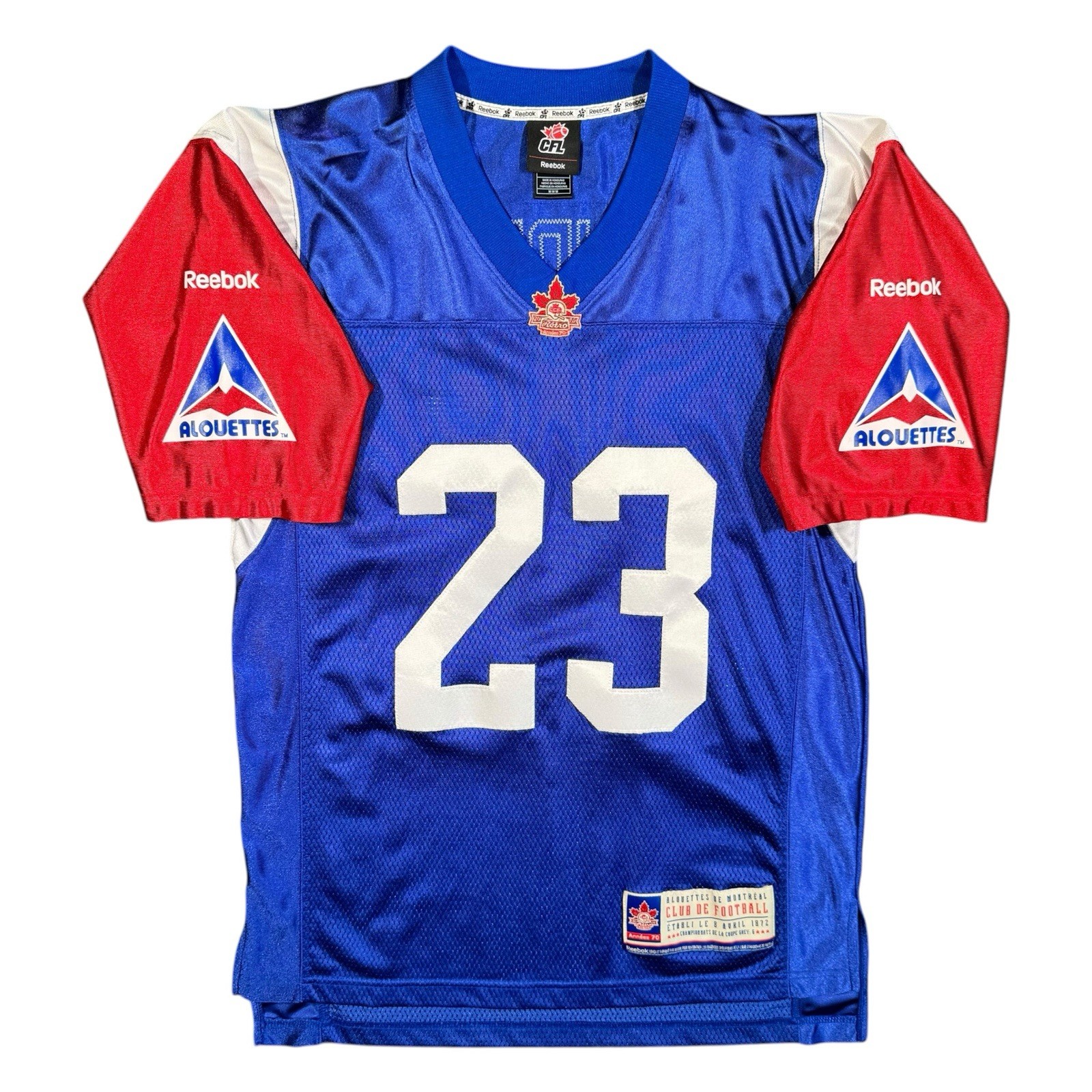 Tony Proudfoot Montreal Alouettes Vintage 70’S Cfl Reebok Jersey Size Medium