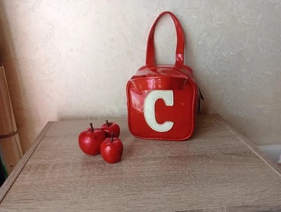 Campari Tasche Cube Campari - Neu mit Tuch Tasche - 12x12x12 cm