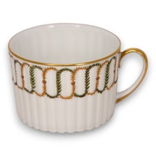 Royal Limoges Sevres Pattern Flat Tea Cup Only France vintage 1970's