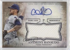 2015 Triple Threads Unity Jumbo Relics Gold 21/25 Anthony Ranaudo Auto 0j7g