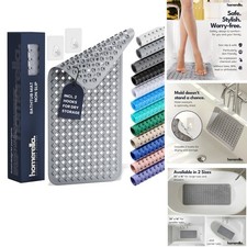 Homerella Bathtub Mat Non Slip 35x16 Shower Mat Non Slip Anti Mold BPA BM