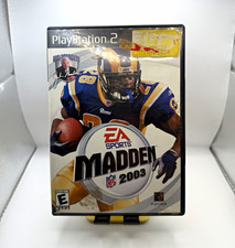 Madden NFL 2003 (Sony PlayStation 2, 2003) NTSC-U/C Manual Included
