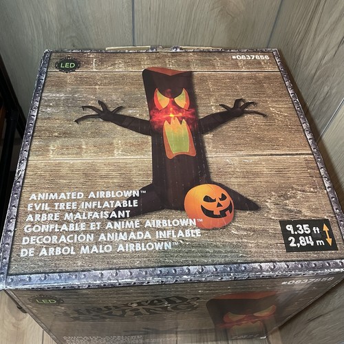 Albero di Halloween 9,35 piedi animato illuminato gonfiabile gonfiabile GEMMY - Foto 2 di 6