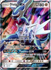 Pokemon TCG Dialga GX SM - Forbidden Light 82/131 Holo SM06 NM
