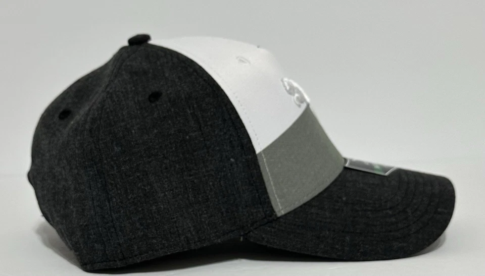 Мужская бейсбольная кепка Puma из полиэстера — угольно-серая/белая — застежка-кнопка один размер - Изображение 3 из 4