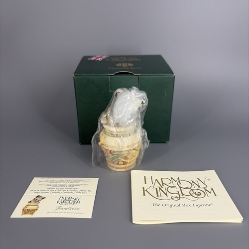 Harmony Kingdom JARDINIA Cat in Vase UK Made Box Figurine 0965