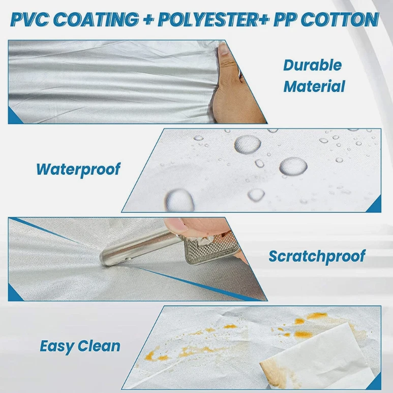 For Audi Q5 SQ5 Car Full Cover Water Rain Sun UV Snow Dust Proof +Zipper Foto 3 de 4