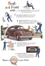 1947 Ford Fords Out Front With Vintage Print Ad 1947 Ford Fords Out Front With Vintage Print Ad