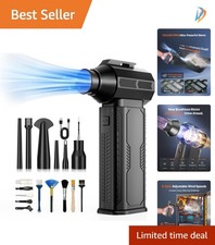 130K RPM Cordless Electric Air Duster - Ultimate Cleaning Solution for Electr...
