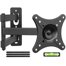 Full Motion TV Wall Mount Universal Corner TV Mount for 13-32 inch Flat Curve