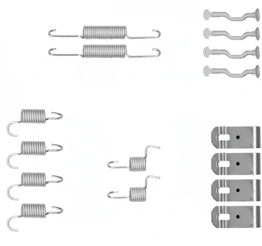 Rear QUICK BRAKE 105-0876 Accessory Kit, parking brake shoes for HONDA - Image 12
