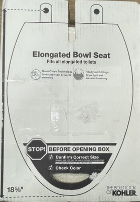 #ad #ad Kohler K 4636 RL 96 Cachet Elongated Toilet Seat Biscuit $29.25