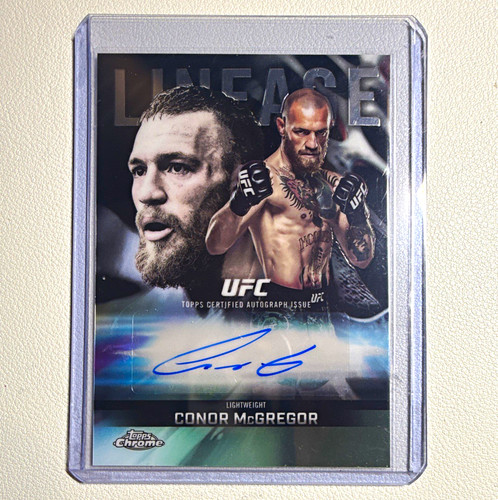 Topps 2026 Chrome UFC Chrome Lineage Autographs Conor McGregor Auto #CCA-CM