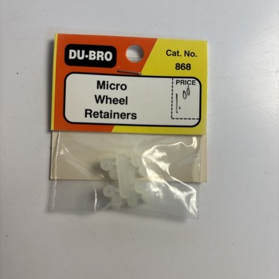 Du-Bro No. 868 Micro Wheel Retainers NOS
