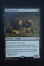 Magic The Gathering MTG GRAVECRAWLER Duel Decks: Blessed vs. Cursed LP Played