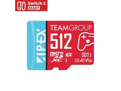Team Group microSD Express Card   512GB for Nintendo Switch 2, Steam Deck, and