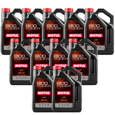 Motul 8100 POWER 5W-40 5L Full Synthetic Ester Motor Oil API SP 111809 11 Pack 47.56 per gallon
