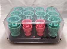 Clairol Lock N Roll Hot Hair Rollers Curlers 24 Spoolies Model BT-1 - NO clips