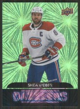 2020-21 Upper Deck Dazzlers Green #DZ-74 Shea Weber Montreal Canadiens TW1852