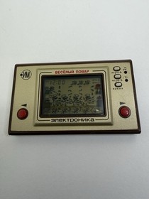 RARE VINTAGE SOVIET  MERRY COOK USSR  CHEF CATCH ELEKTRONIKA GAME & WATCH